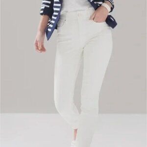 WHBM - Sculpt Skinny Ankle Jeans - Pure White - EUC - Size 2